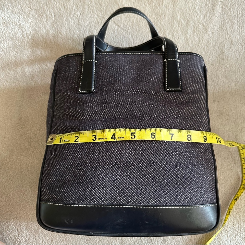 バッグ Vintage Coach Bag Denim Signature Vintage Coach Denim Tote - Gem